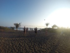 Sunset volleyball